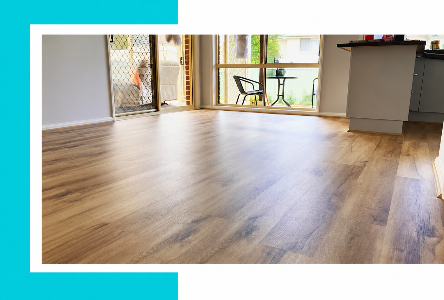 Floating floors installed in a Penrith home